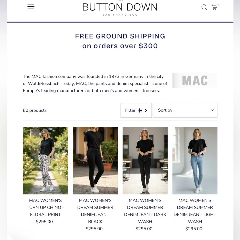 Mac Jeans poly blend